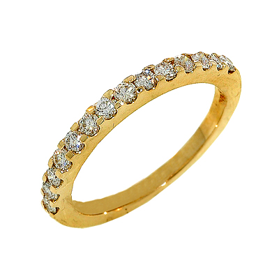 View 14K White  or  Yellow  Gold<BR>  Diamond Ring