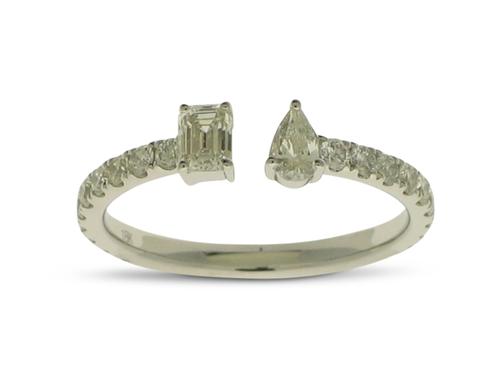 View 14K White  or  Yellow  Gold<BR>  Diamond Ring